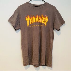 Thrasher Flame Logo T-Shirt Size Medium